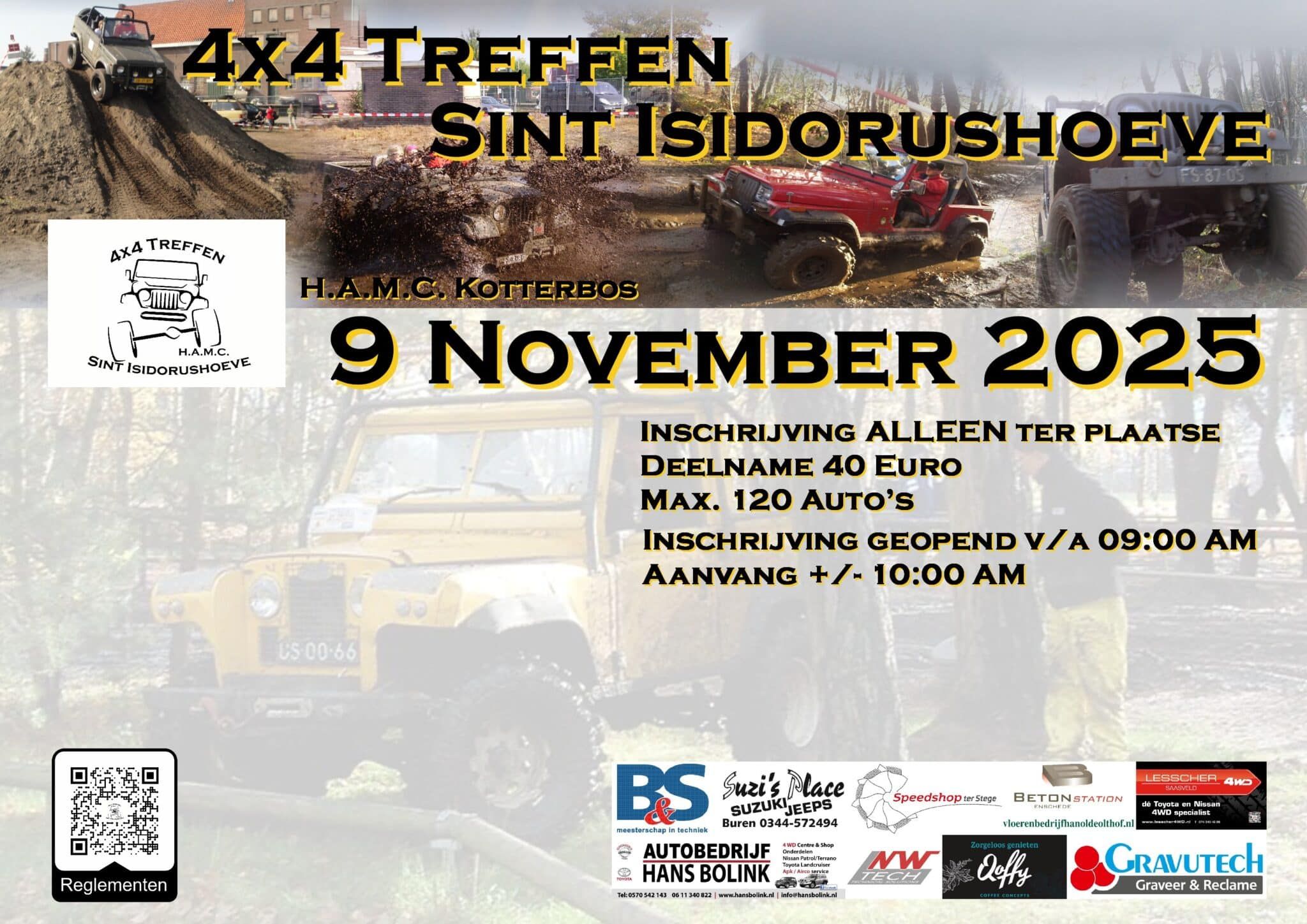 9 november 2025 4×4 treffen in Sint Isidorushoeve