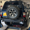 Y61 Achterbumper & reserve wiel ophanging